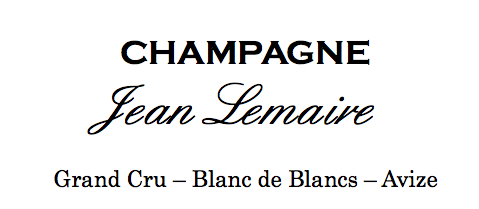 Champagne Jean Lemaire - Grand Cru - Blanc de Blancs - Avize